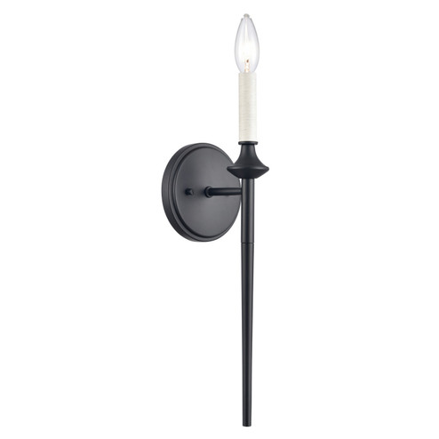 Solomon One Light Wall Sconce in Matte Black (45|89690/1)