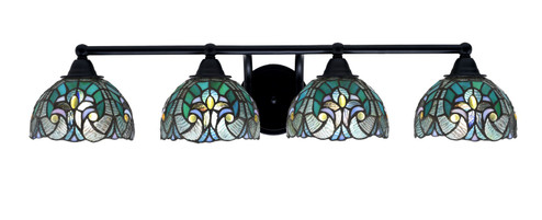 Paramount Four Light Bath Bar in Matte Black (200|3424-MB-9925) Paramount Four Light Bath Bar in Matte Black (200|3424-MB-9925)