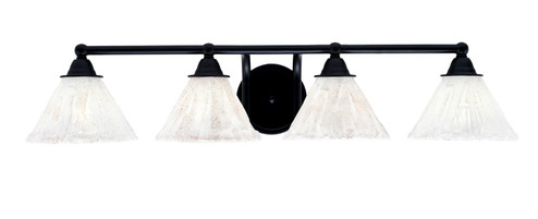 Paramount Four Light Bath Bar in Matte Black (200|3424-MB-7195) Paramount Four Light Bath Bar in Matte Black (200|3424-MB-7195)