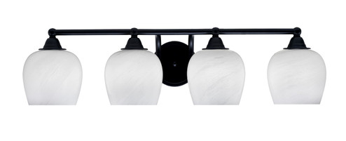 Paramount Four Light Bath Bar in Matte Black (200|3424-MB-4811)
