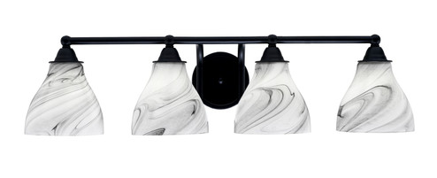 Paramount Four Light Bath Bar in Matte Black (200|3424-MB-4769)