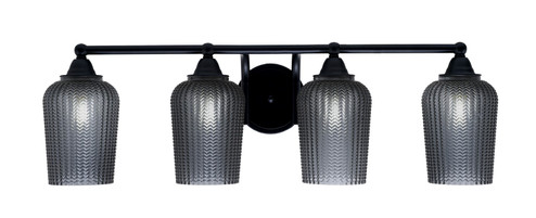 Paramount Four Light Bath Bar in Matte Black (200|3424-MB-4252)