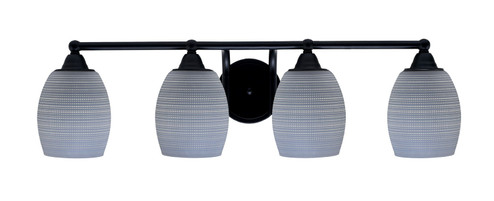 Paramount Four Light Bath Bar in Matte Black (200|3424-MB-4022)