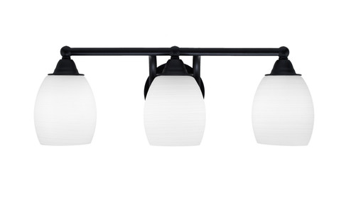 Paramount Three Light Bath Bar in Matte Black (200|3423-MB-615)