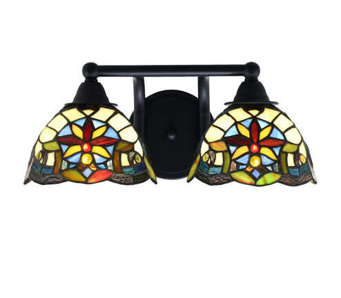 Paramount Two Light Bath Bar in Matte Black (200|3422-MB-9365)