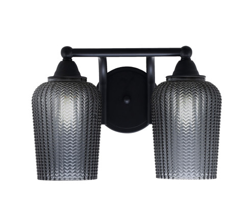 Paramount Two Light Bath Bar in Matte Black (200|3422-MB-4252)