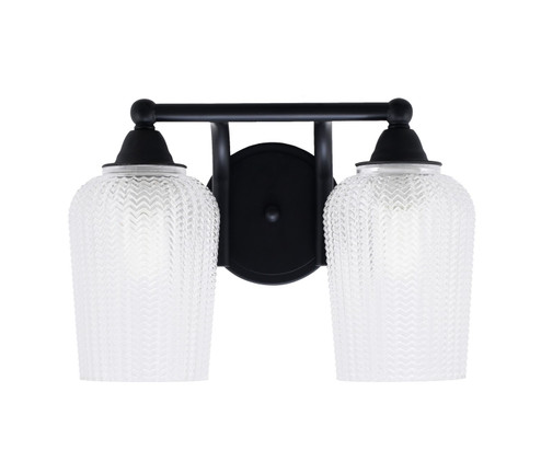 Paramount Two Light Bath Bar in Matte Black (200|3422-MB-4250)