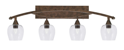 Bow Four Light Bath Bar in Bronze (200|174-BRZ-4810)