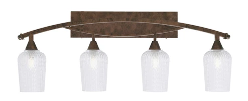 Bow Four Light Bath Bar in Bronze (200|174-BRZ-4250)