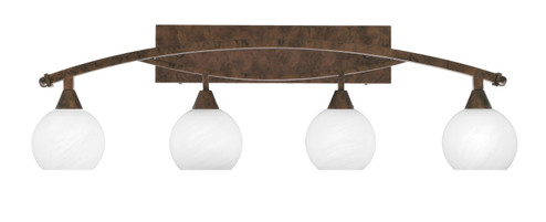 Bow Four Light Bath Bar in Bronze (200|174-BRZ-4101)