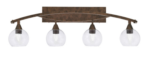 Bow Four Light Bath Bar in Bronze (200|174-BRZ-4100)