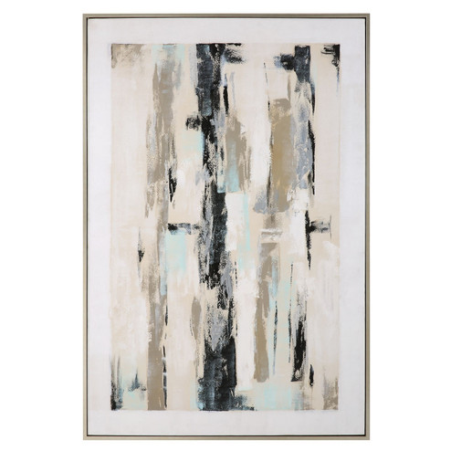Placidity Wall Art in Brushed Silver (52|32273)