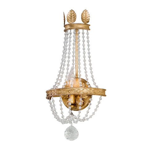 Viola One Light Wall Sconce in Vintage Gold Leaf (67|B5361-VGL)