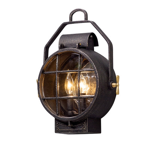 Point Lookout Two Light Wall Lantern in Aged Pewter (67|B5031-APW)