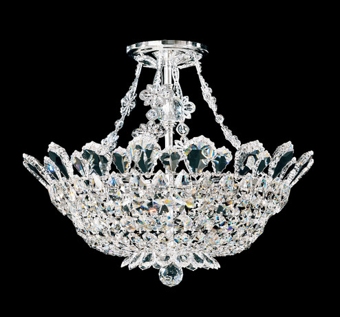 Trilliane Eight Light Semi-Flush Mount in Silver (53|5796R)