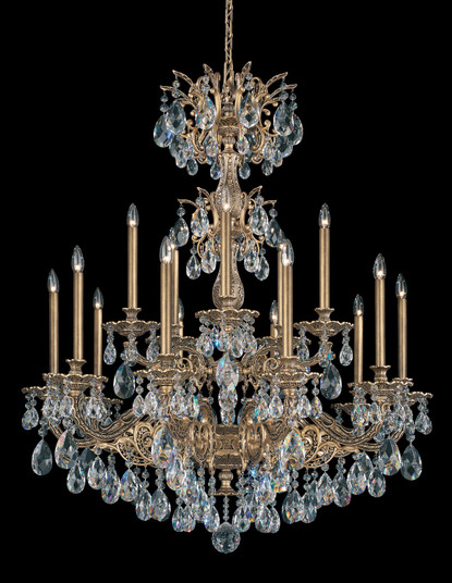 Milano 15 Light Chandelier in Parchment Gold (53|5686-27R)