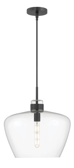 Aurora One Light Pendant in Matte Black (185|3742-MB-CL)