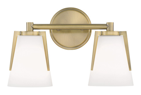 Allure Two Light Bath in Antique Brass (185|2502-AN-MO)