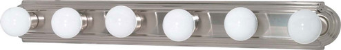 Six Light Vanity in Brushed Nickel (72|60-302)
