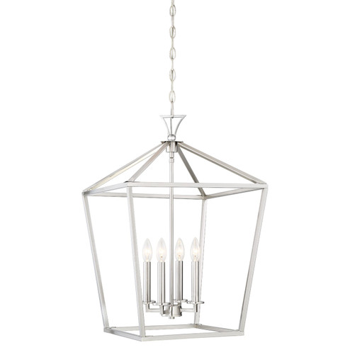 Townsend Four Light Pendant in Satin Nickel (51|3-421-4-SN)