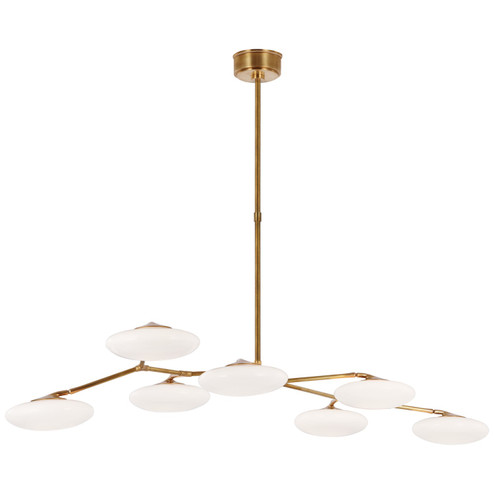 Brindille LED Linear Chandelier in Soft Brass (268|CD 5015SB-WG)