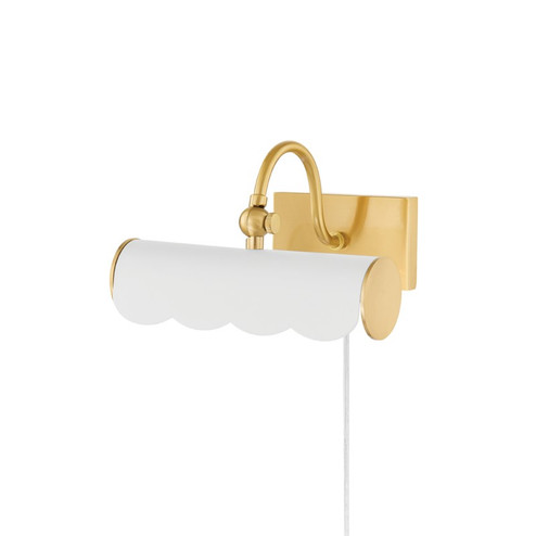 Fifi One Light Picture Light in Aged Brass (428|HL762101S-AGB/SWH)