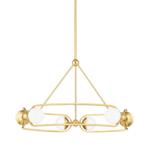 Hartford LED Chandelier in Aged Brass (70|2531-AGB)