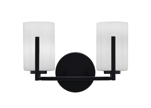 Atlas Two Light Bathroom Lighting in Matte Black (200|4512-MB-310)