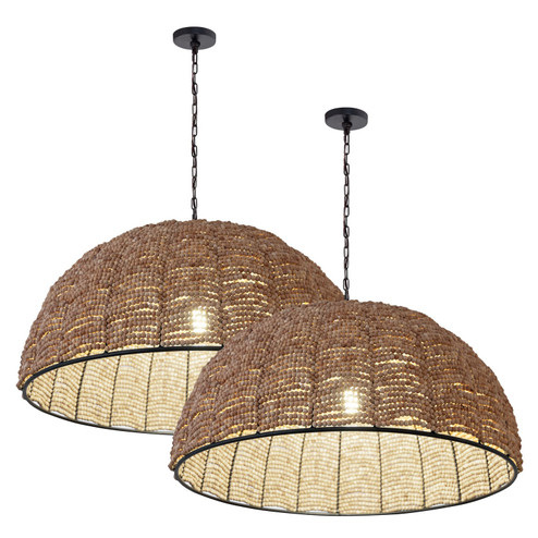 Martin Three Light Pendant - Set of 2 in Natural (45|H0808-11137/S2)