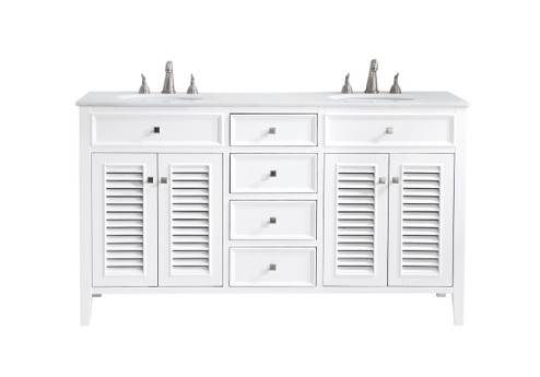 Cape Cod Double Bathroom Vanity in Antique white (173|VF-1042-VW)