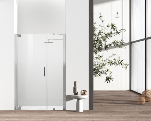 Carson Shower Door in Brushed Nickel (173|SD404-4872BNK)