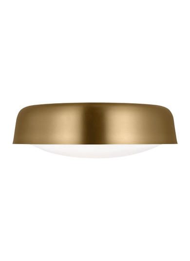 Draper Two Light Flush Mount in Burnished Brass (454|KSF1102BBS)