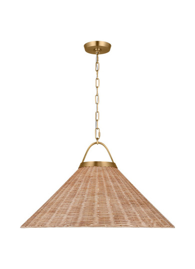 Whitby One Light Pendant in Burnished Brass (454|CP1431BBS)