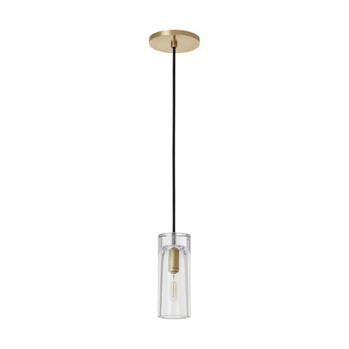 Horizon One Light Pendant in Natural Brass (182|SLPD277CNB)