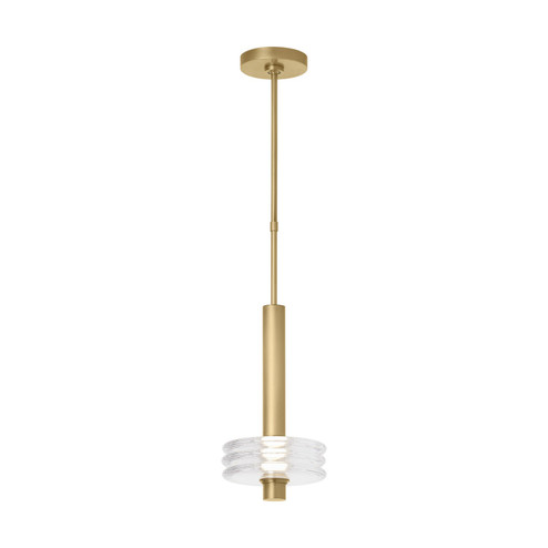 Laurel LED Pendant in Natural Brass (182|KWPD21227CNB)