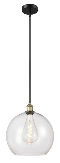 Edison One Light Pendant in Black Antique Brass (405|616-1S-BAB-G122-14)