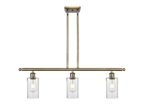 Ballston Three Light Island Pendant in Antique Brass (405|516-3I-AB-G804)