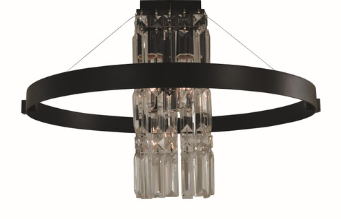 Iris Five Light Flush Mount in Matte Black (8|5734 MBLACK) Iris Five Light Flush Mount in Matte Black (8|5734 MBLACK)