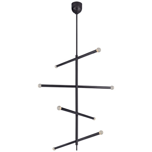 Rousseau LED Chandelier in Bronze (268|KW 5593BZ-CG)