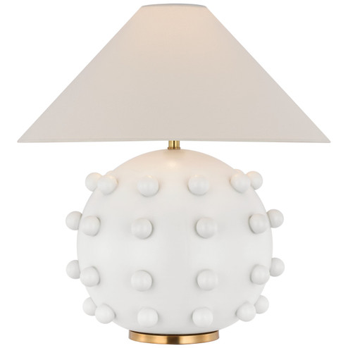 Linden LED Table Lamp in Plaster White (268|KW 3027PW-L)