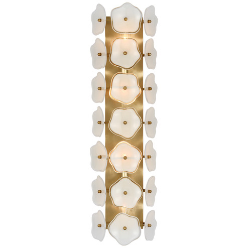 Leighton LED Wall Sconce in Soft Brass (268|KS 2068SB-CRE)
