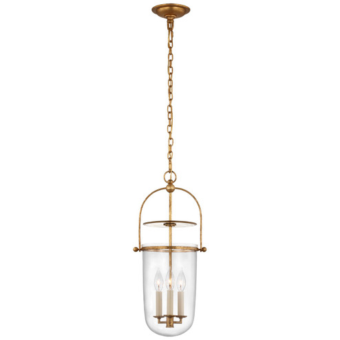 Lorford Three Light Lantern in Gilded Iron (268|CHC 2298GI-CG)