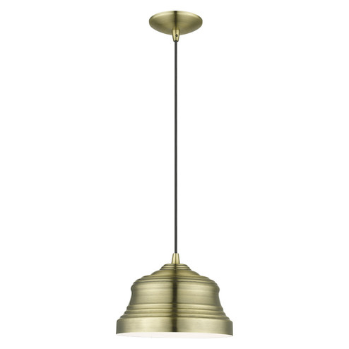 Endicott One Light Pendant in Antique Brass (107|55902-01)