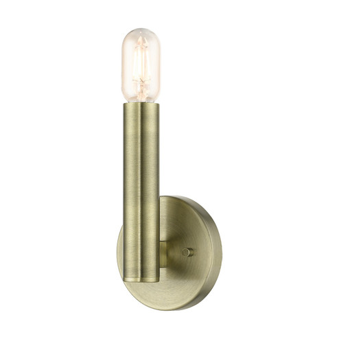 Copenhagen One Light Wall Sconce in Antique Brass (107|51131-01)