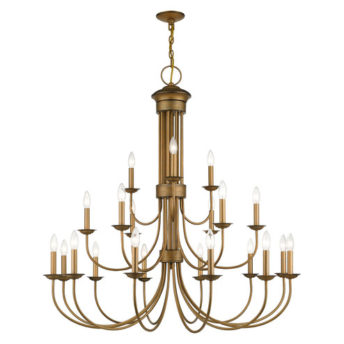 Estate 21 Light Chandelier in Antique Gold Leaf (107|42688-48)