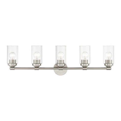 Whittier Five Light Vanity Sconce in Brushed Nickel (107|18085-91)