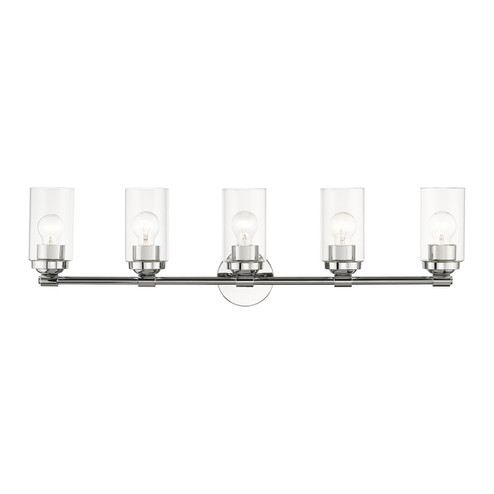 Whittier Five Light Vanity Sconce in Polished Chrome (107|18085-05)