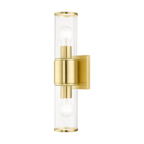 Quincy Two Light Vanity Sconce in Satin Brass (107|17142-12)