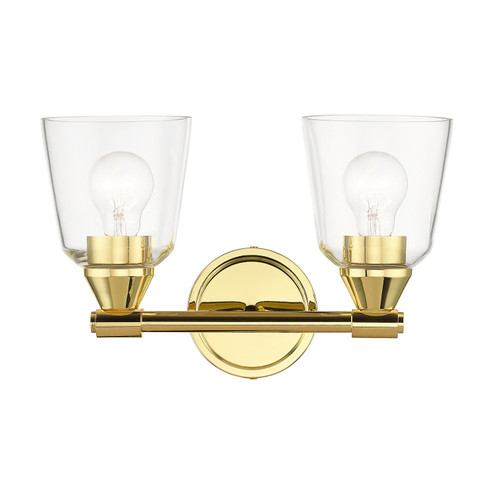 Catania Two Light Vanity Sconce in Polished Brass (107|16782-02)
