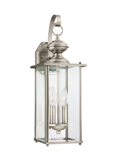 Jamestowne Two Light Outdoor Wall Lantern in Antique Brushed Nickel (1|8468EN-965)